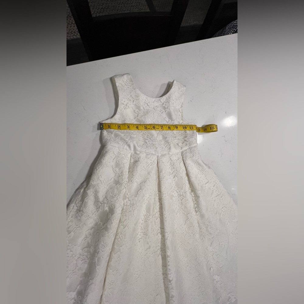John Lewis Heirloom Collection Charlotte Lace Bridesmaid Dress, Ivory size 6 - Picture 9 of 16